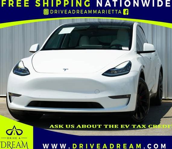 TESLA MODEL Y 2022 7SAYGDEE7NF457040 image